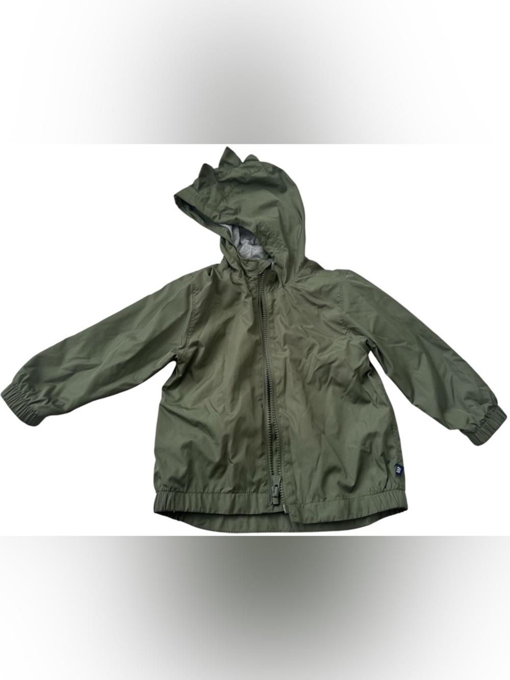 GAP Olive Green Hooded Windbreaker for Kids